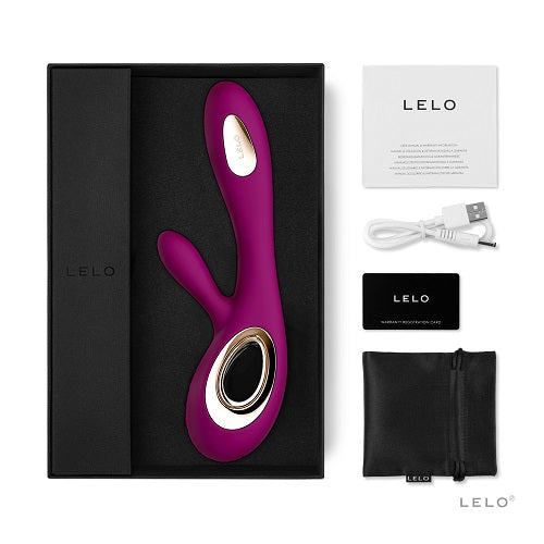 Lelo Soraya Wave Rose Dual Waterproof Vibrator VIBRATORS-RABBIT
