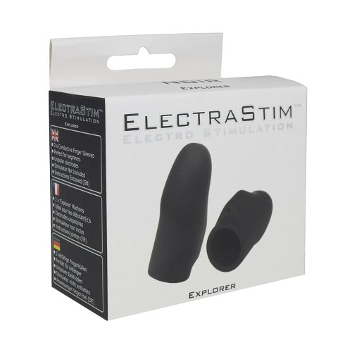 Electrastim Noir Explorer (Silicone) – Electro-Stimulation Finger Sleeves E-STIM TOYS