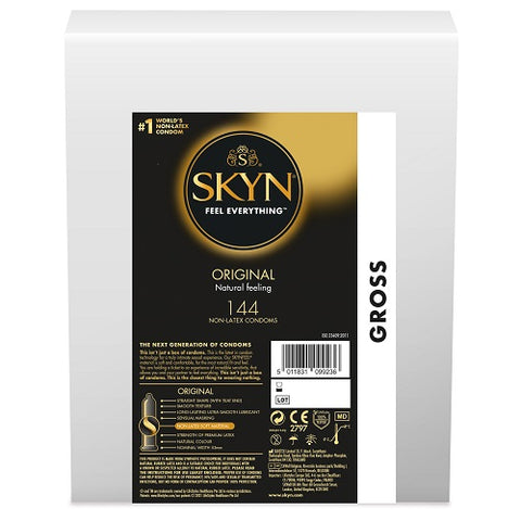 Mates Skyn Original (Natural Color) – Non-Latex Condom with Ultra Smooth Lubricant and 53mm Width Default Title Condoms
