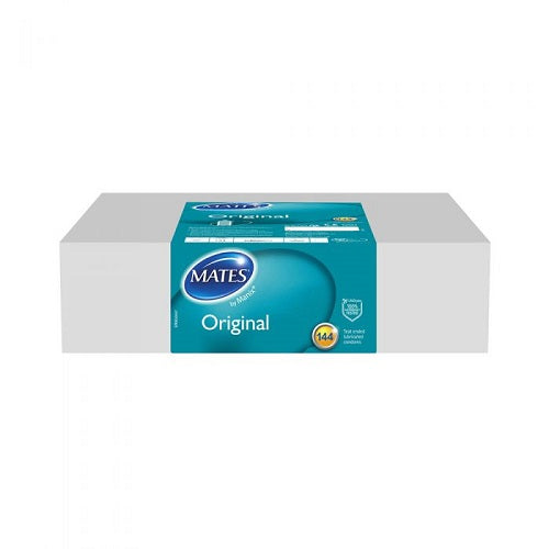 Mates Original Condom Natural Colour – Smooth Textured Lubricated 144 Pack > Essentials > Condoms