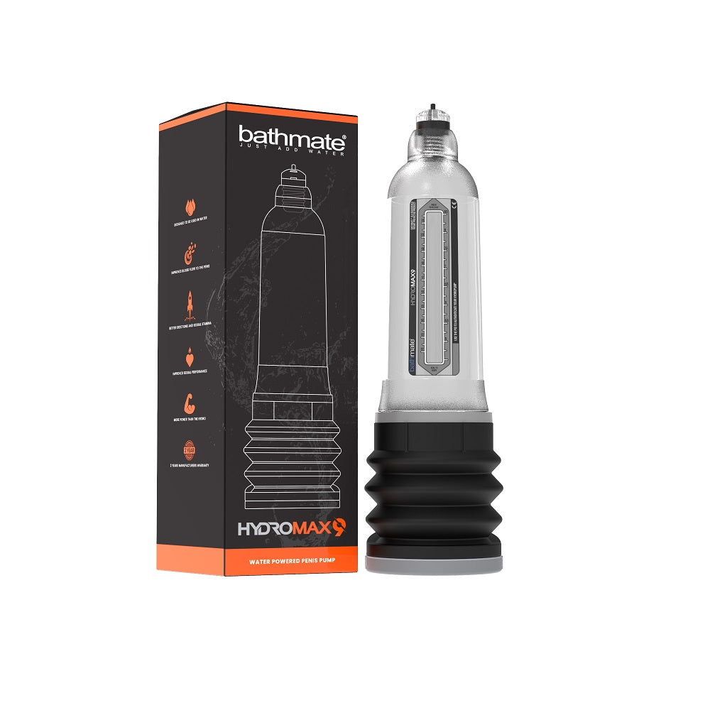 Bathmate Hydromax 9 Clear – Hydro Pump for 7 to 9 Inch Penis Length Clear > Pumps > Penis Pumps Main image