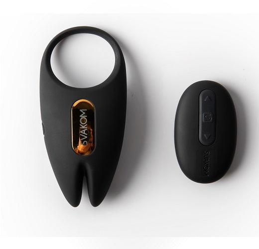 Svakom Winni 2 (Black) – Remote-Controlled Couples Cock Ring with Clitoral Stimulator Default Title > Sex Toys > Remote Control Toys