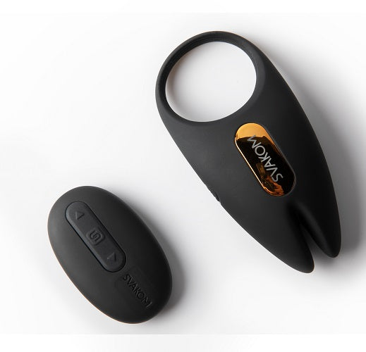 Svakom Winni 2 (Black) – Remote-Controlled Couples Cock Ring with Clitoral Stimulator > Sex Toys > Remote Control Toys