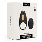 Svakom Winni 2 (Black) – Remote-Controlled Couples Cock Ring with Clitoral Stimulator > Sex Toys > Remote Control Toys