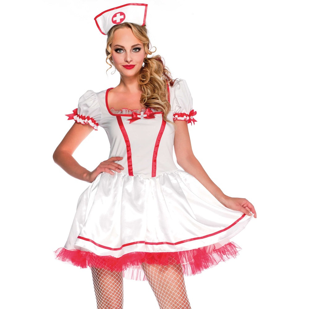 Leg Avenue Naughty Nurse Costume (Small) – Costume Set Default Title > Clothes > Costumes > Womens Main image