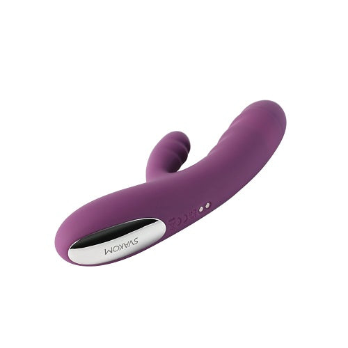 Svakom Avery (Black) – Waterproof Thrusting Vibrator with Clitoral Stimulator and Multiple Modes > Vibrators > Ladies > Rabbit Multi