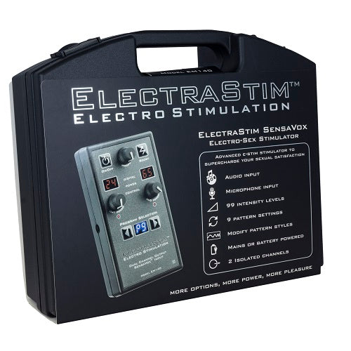 ElectraStim SensaVox – Advanced Dual-Channel Electro Sex Stimulator E-STIM TOYS