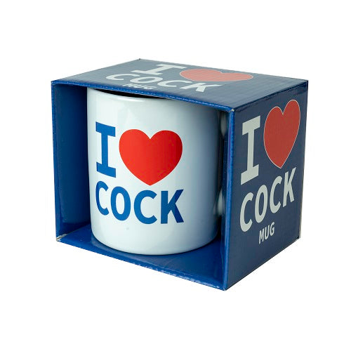 I Love Cock Mug – Ceramic Mug > Novelties > Gag Gifts