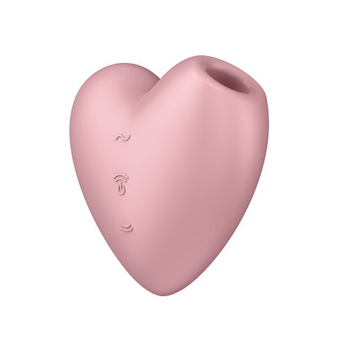 Satisfyer Cutie Heart Vibrator – Air Pulsation Stimulator Silicone Vibrator Red > Sex Toys For Ladies > Air Pulsation