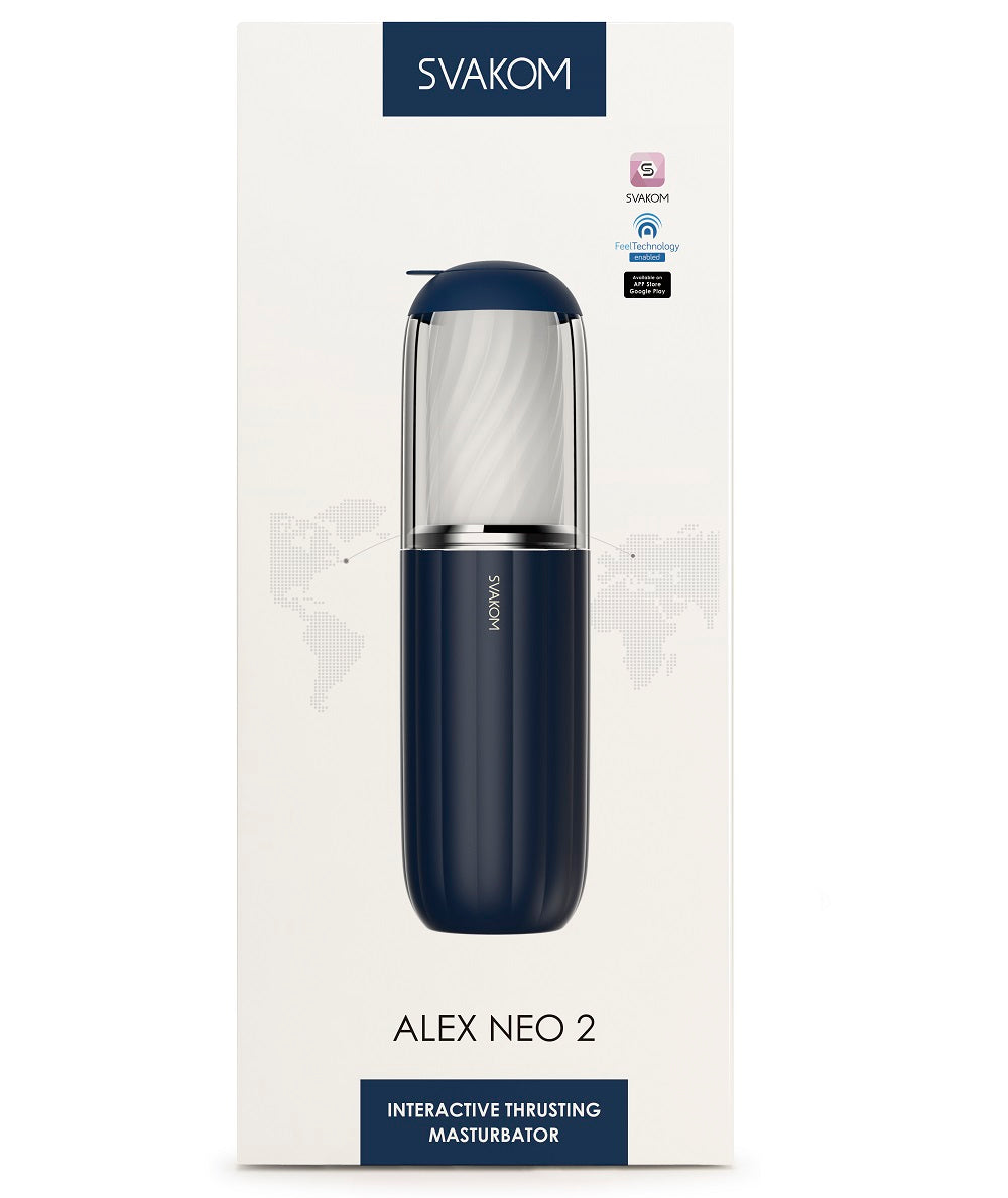 Svakom Alex Neo 2 – Interactive App-Controlled Thrusting Male Masturbator > Sex Toys > Remote Control Toys