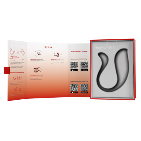 Svakom Phoenix Neo 2 – Interactive App-Controlled Silicone Vibrator > Sex Toys > Remote Control Toys