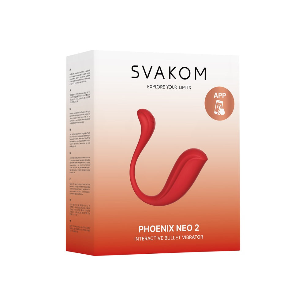 Svakom Phoenix Neo 2 – Interactive App-Controlled Silicone Vibrator > Sex Toys > Remote Control Toys
