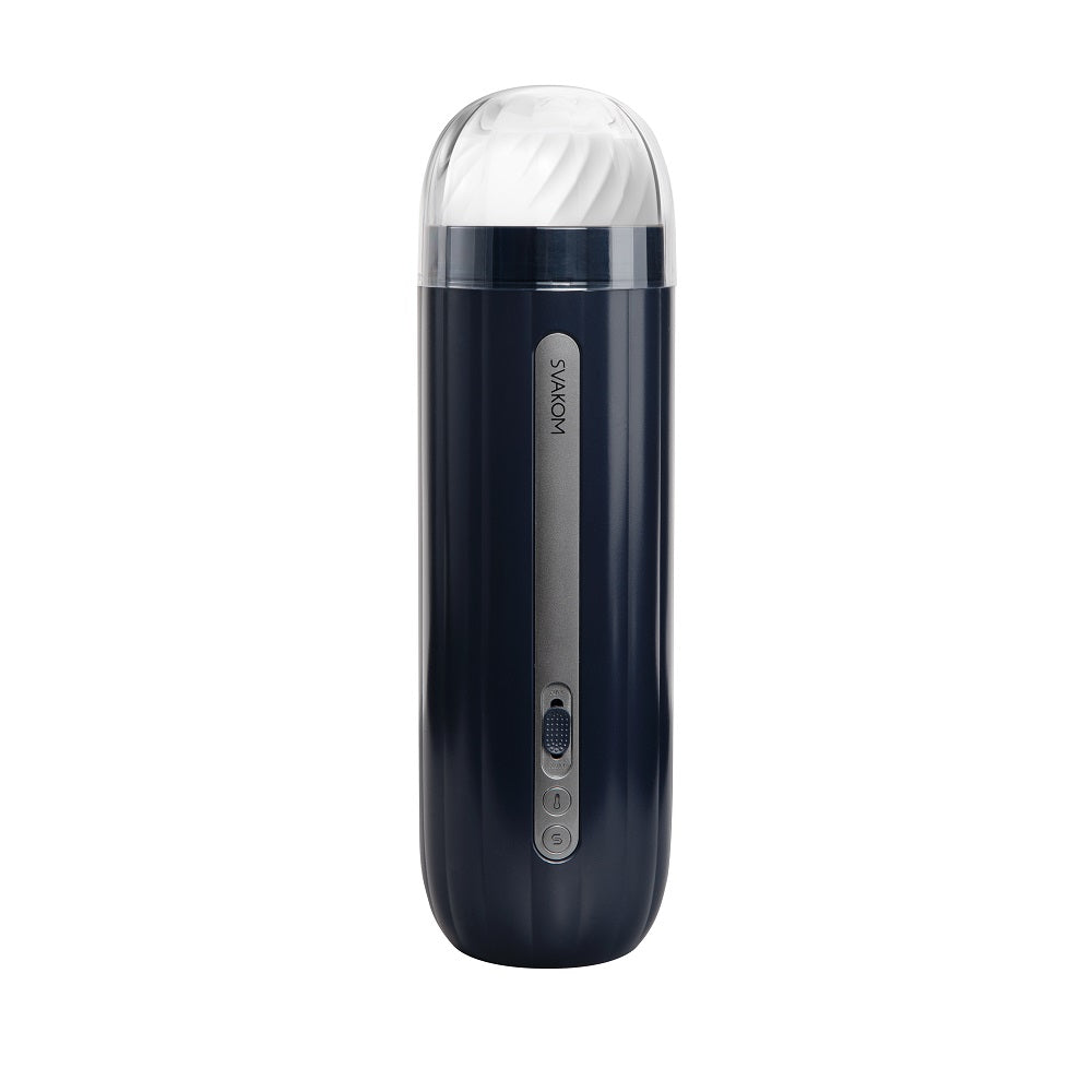Svakom Hannes Neo (Black) – App-Enabled Heated Vibrating Male Masturbator with Auto-Thrusting Modes Secondary image