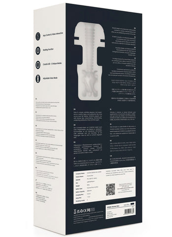 Svakom Hannes Neo (Black) – App-Enabled Heated Vibrating Male Masturbator with Auto-Thrusting Modes > Sex Toys For Men > Masturbators Premium