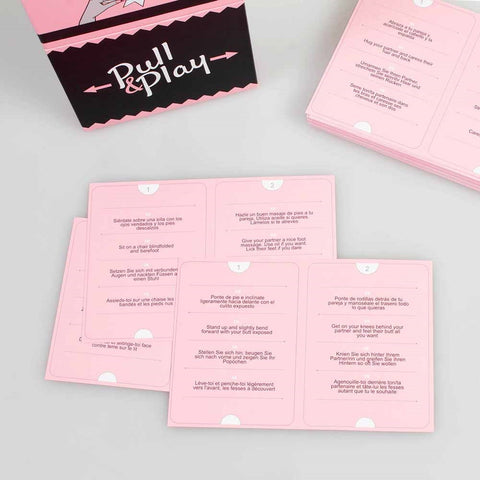 Pull and Play Game – Couples Challenge Game Card Games