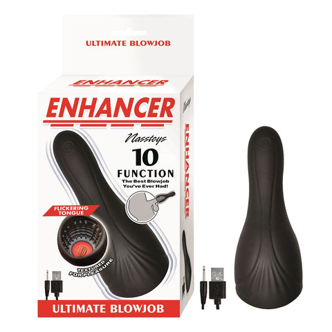 Enhancer Ultimate Blow Job Masturbator with Flicking Tongue – Suction and Vibration Male Masturbator Default Title Strokers - Vibrating