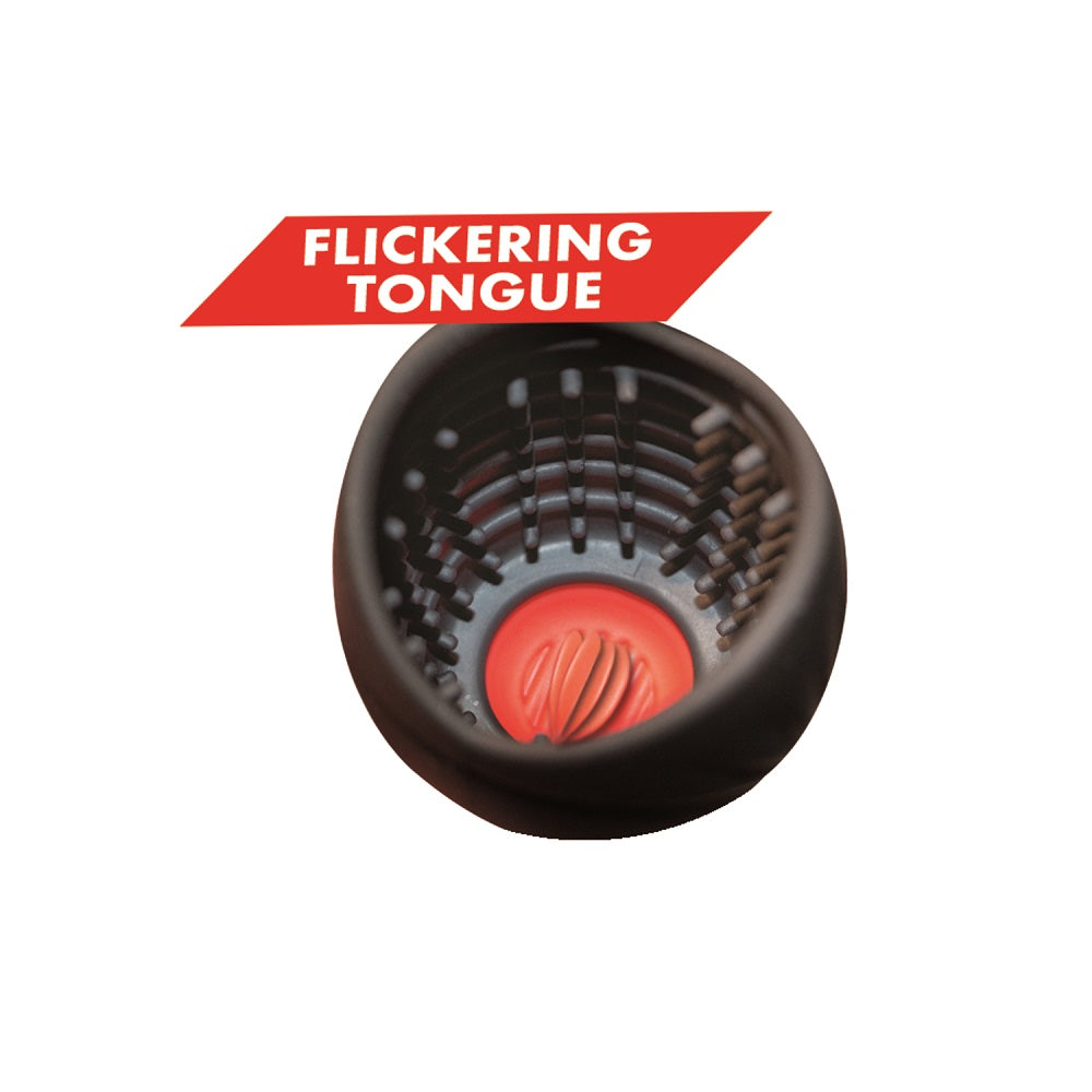Enhancer Ultimate Blow Job Masturbator with Flicking Tongue – Suction and Vibration Male Masturbator Strokers - Vibrating