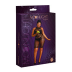 Moonlight Plus Model 06 Black Dress With Geometric Patterns And High Elasticity Material > Clothes > Dresses and Chemises
