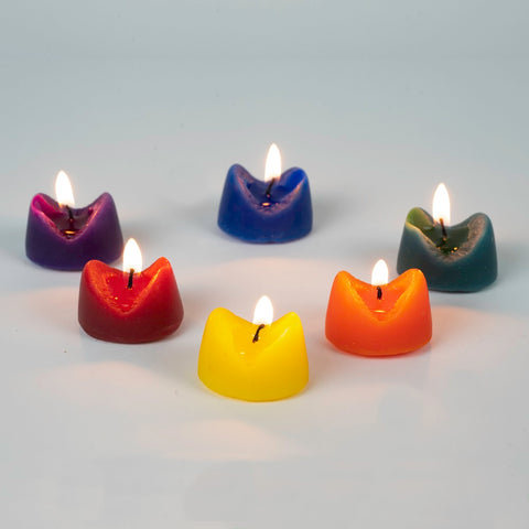 Rainbow Burning Love (Rainbow) – Scented Anus-Shaped Candles Set of 6 Default Title > Candles > Novelty