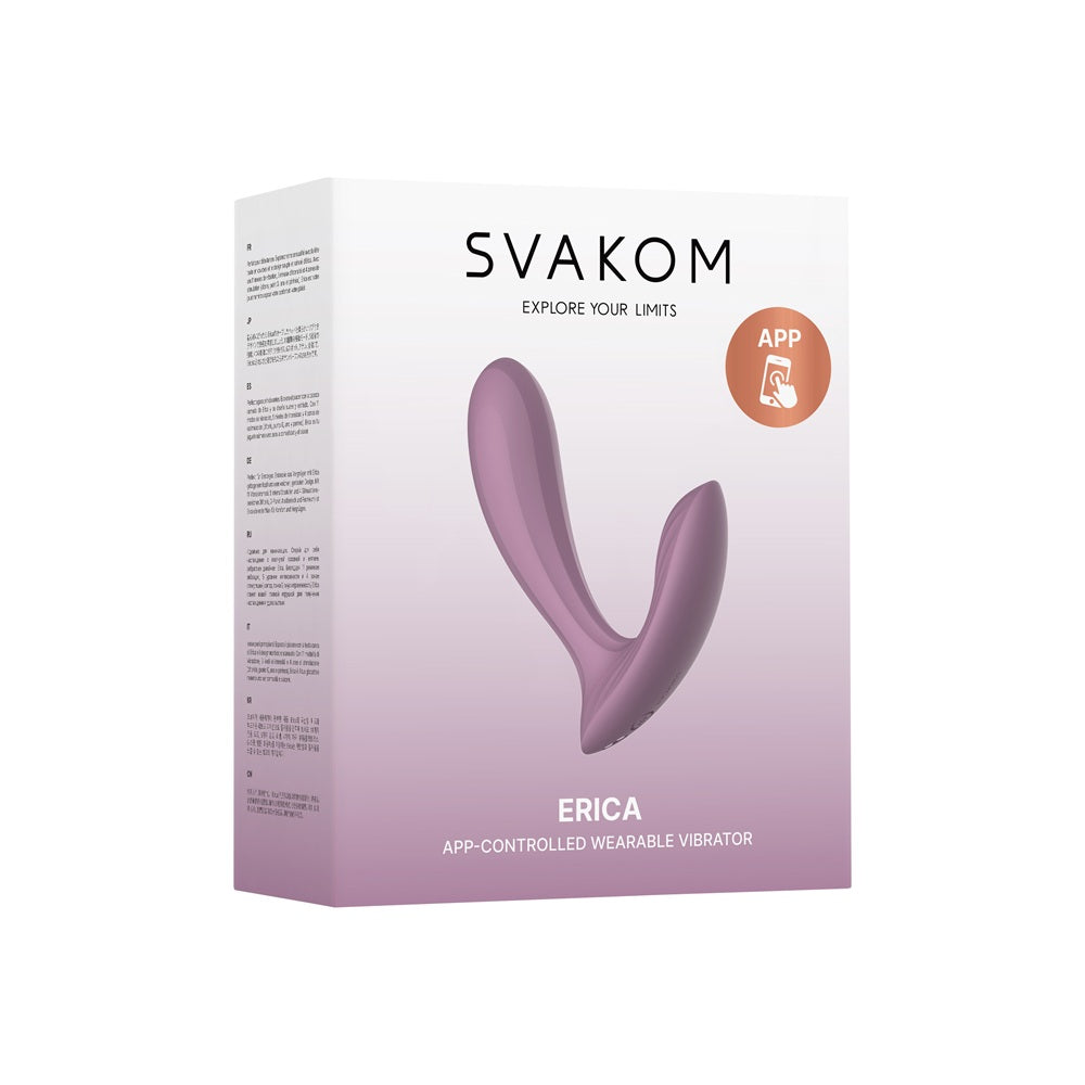 Svakom Erica (Black) – Wearable Remote-Controlled Vibrator with App Control and Dual Motors > Sex Toys For Ladies > Panty Vibes
