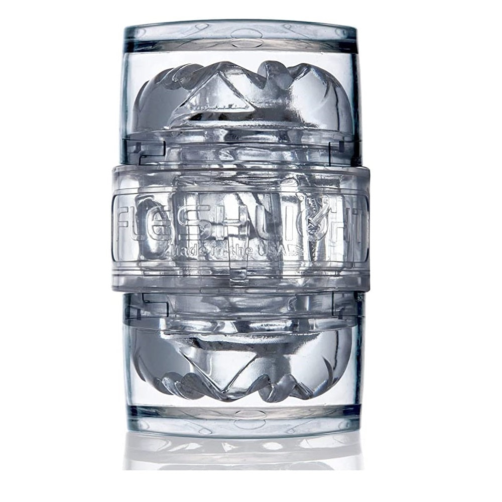 Fleshlight Quickshot Vantage – Compact Dual Orifice Masturbation Sleeve 4.4 Inches Clear > Sex Toys For Men > Masturbators Cup
