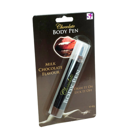 Milk Chocolate Flavored Edible Treat Pen for Adult Intimacy Edible