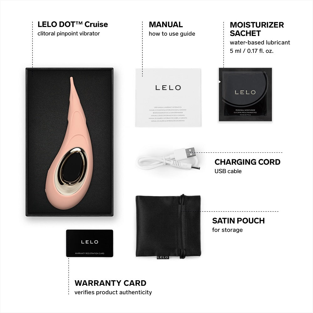 Lelo Dot Cruise (Peach Please) – Luxury Clitoral Vibrator > Sex Toys For Ladies > Clitoral Vibrators and Stimulators