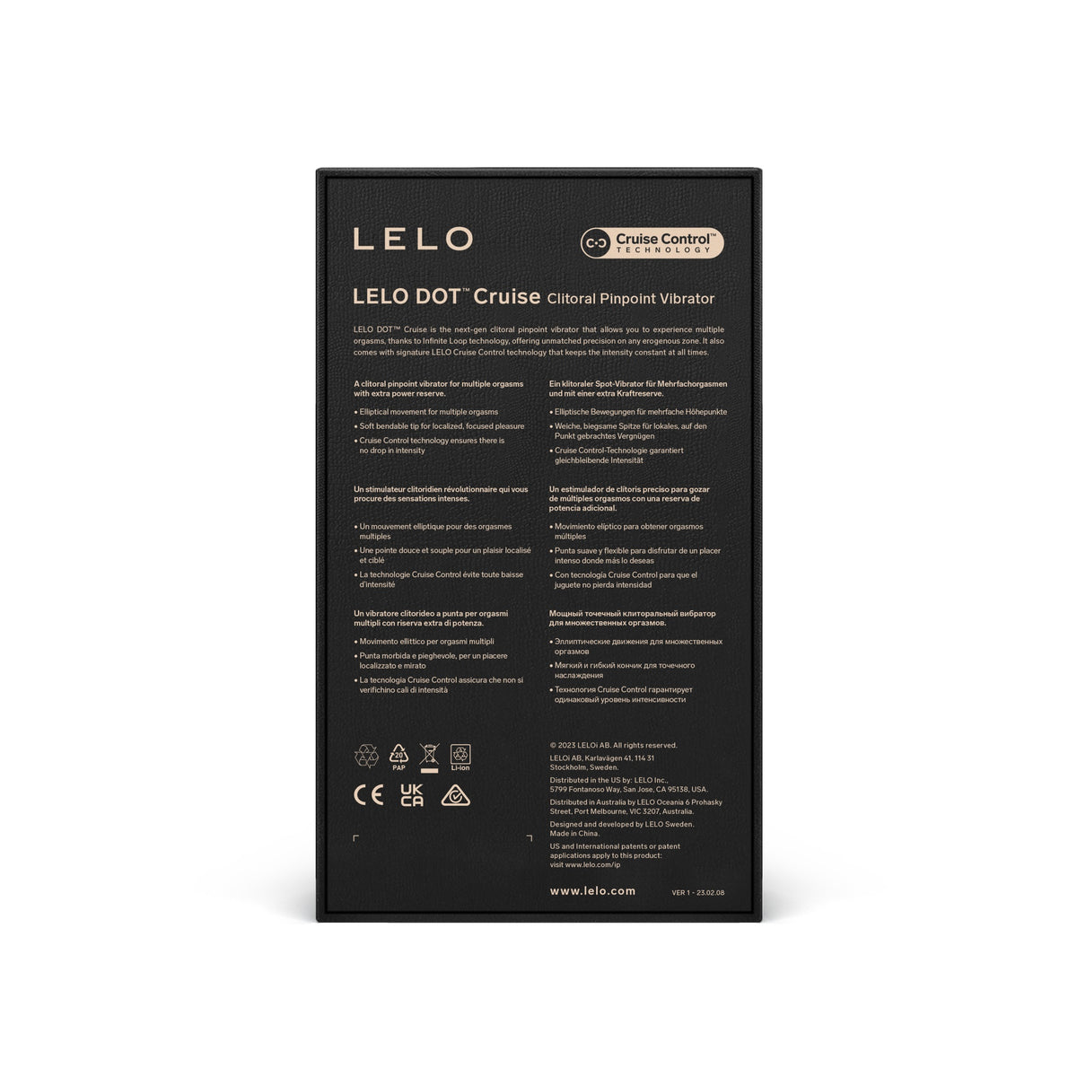 Lelo Dot Cruise (Peach Please) – Luxury Clitoral Vibrator > Sex Toys For Ladies > Clitoral Vibrators and Stimulators