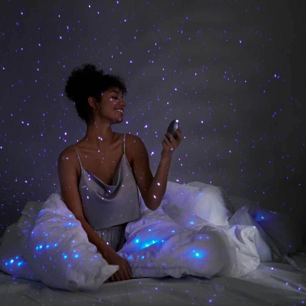 Svakom Galaxie (Midnight Black) – Remote-Controlled Suction Vibrator with Mood Projector Remote Control