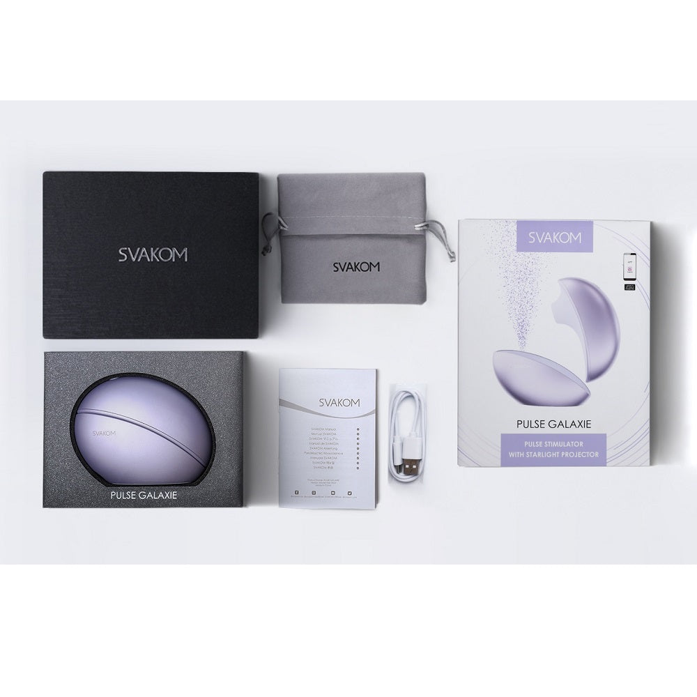 Svakom Pulse Clitoral Stimulator Galaxie – App-Controlled Silicone Clitoral Stimulator > Sex Toys For Ladies > Air Pulsation