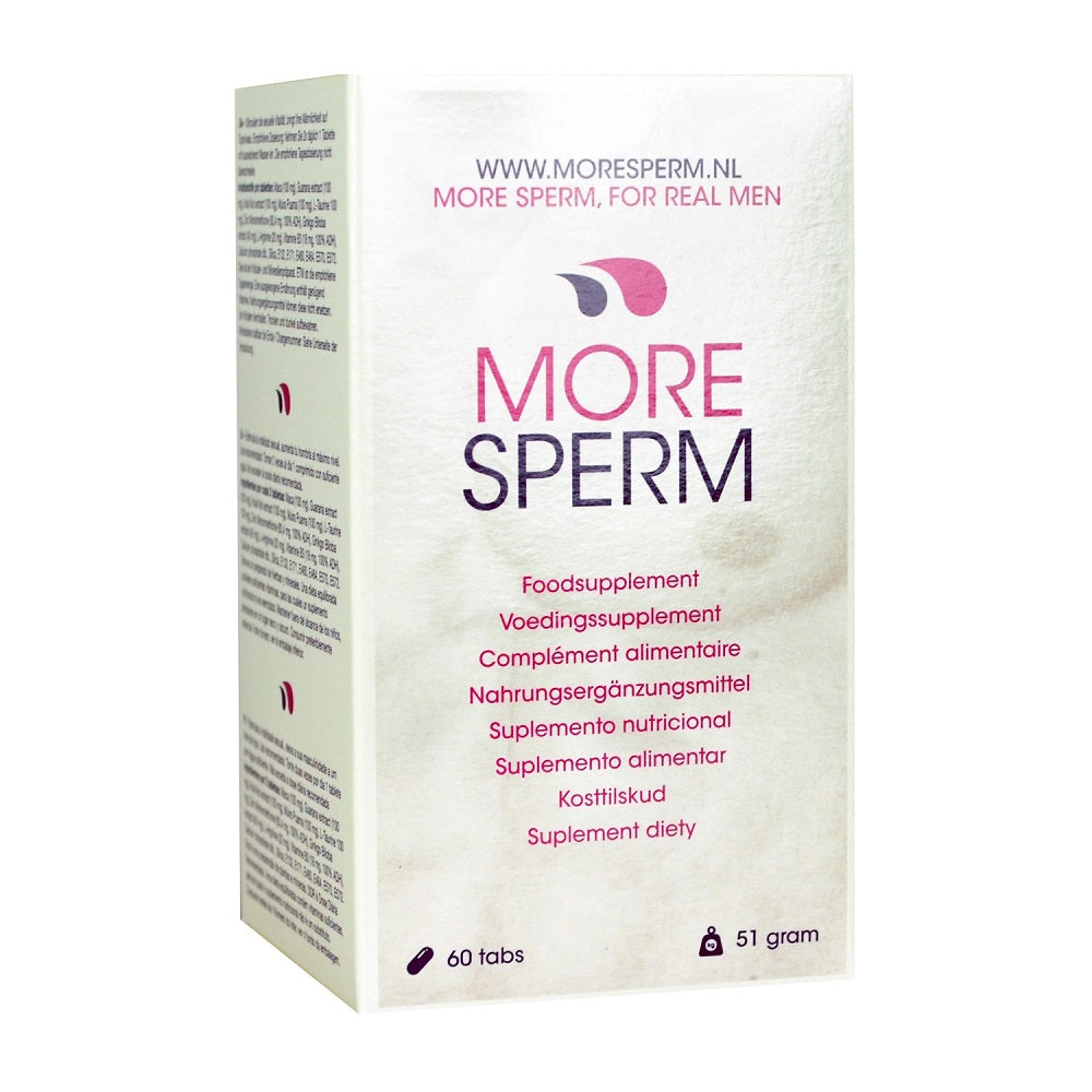 More Sperm Production Tablets (60 Pack) – Male Enhancement Supplement Default Title ENHANCERS
