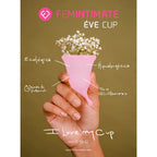 Femintimate Eve Cup S Menstrual Cup Rosa 4 cm Diameter 6.8 cm Height Medical Grade Silicone > Essentials > Menstrual Products