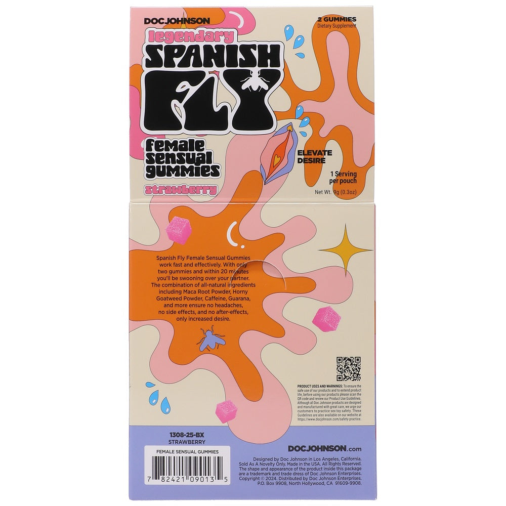 Spanish Fly Female Sex Gummies (2 Pack) – All-Natural Enhancer Gummies Enhancers Female