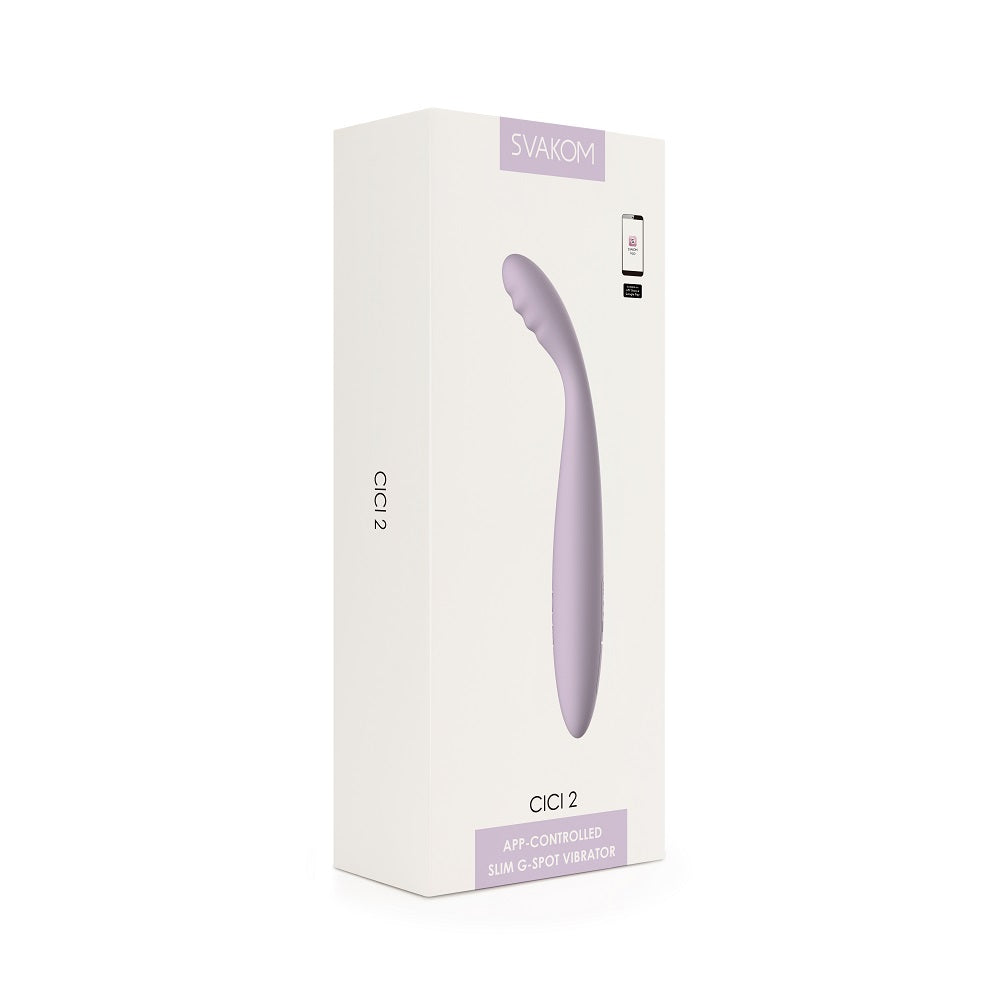 Svakom Cici 2 (Black) – Luxury Slim Flexible Head Clitoral Vibrator > Sex Toys > Remote Control Toys