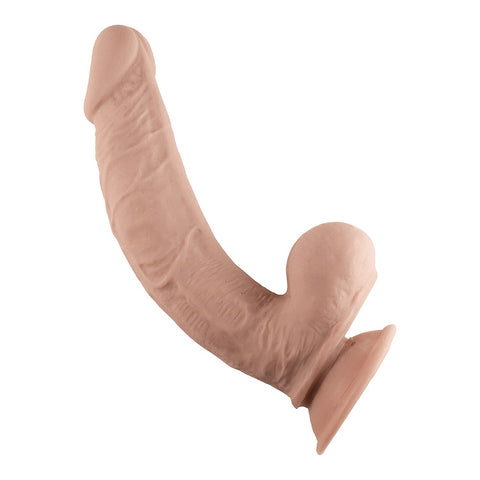 RealCocks Dual Layer Bendable Dildo 9 Inch Vanilla – Lifelike Bendable Dildo Dongs Realistic