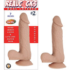 RealCocks Dual Layer Bendable 7 Inch Dildo Beige > Dildos > Realistic Dildos