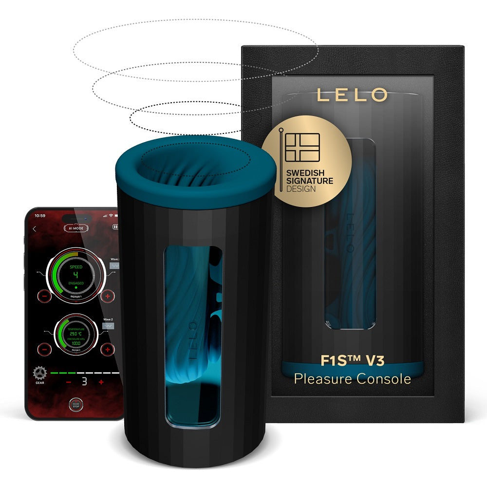 Lelo F1S V3 (Blue) – Interactive AI Male Masturbator Default Title > Sex Toys For Men > Masturbators Premium