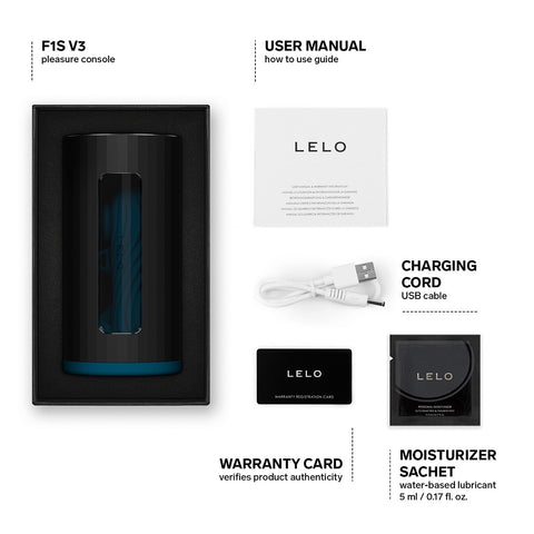 Lelo F1S V3 (Blue) – Interactive AI Male Masturbator > Sex Toys For Men > Masturbators Premium