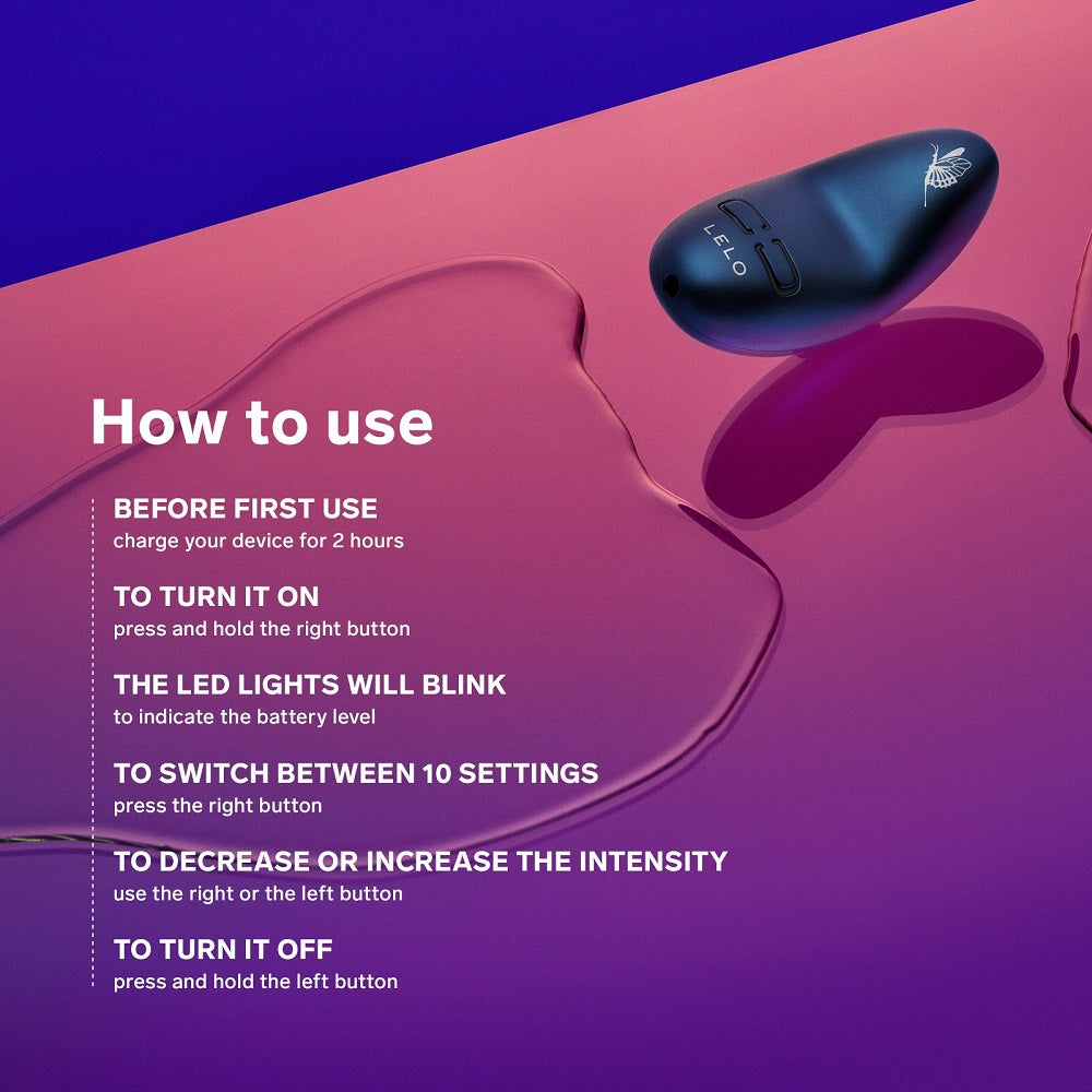 Lelo Nea 3 (Black) – Petite Clitoral Massager > Sex Toys For Ladies > Clitoral Vibrators and Stimulators
