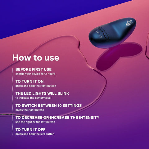 Lelo Nea 3 (Black) – Petite Clitoral Massager STIMULATORS