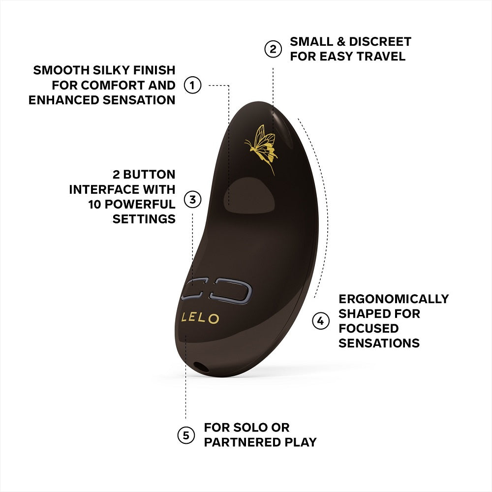Lelo Nea 3 (Black) – Petite Clitoral Massager > Sex Toys For Ladies > Clitoral Vibrators and Stimulators