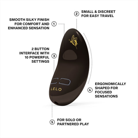 Lelo Nea 3 (Black) – Petite Clitoral Massager STIMULATORS