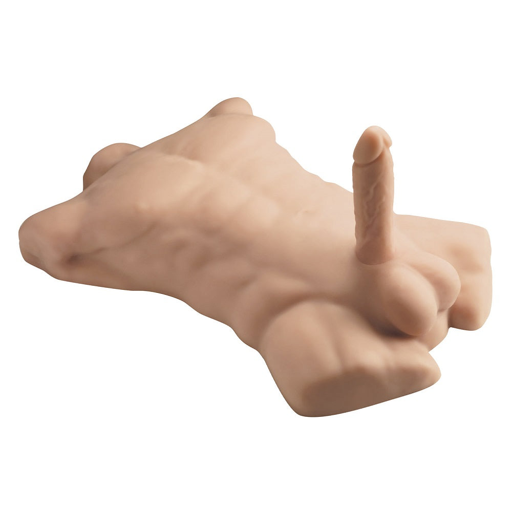 Silexd 7 Inch Liquid Silicone Flesh Male Torso with Dildo Default Title DOLLS