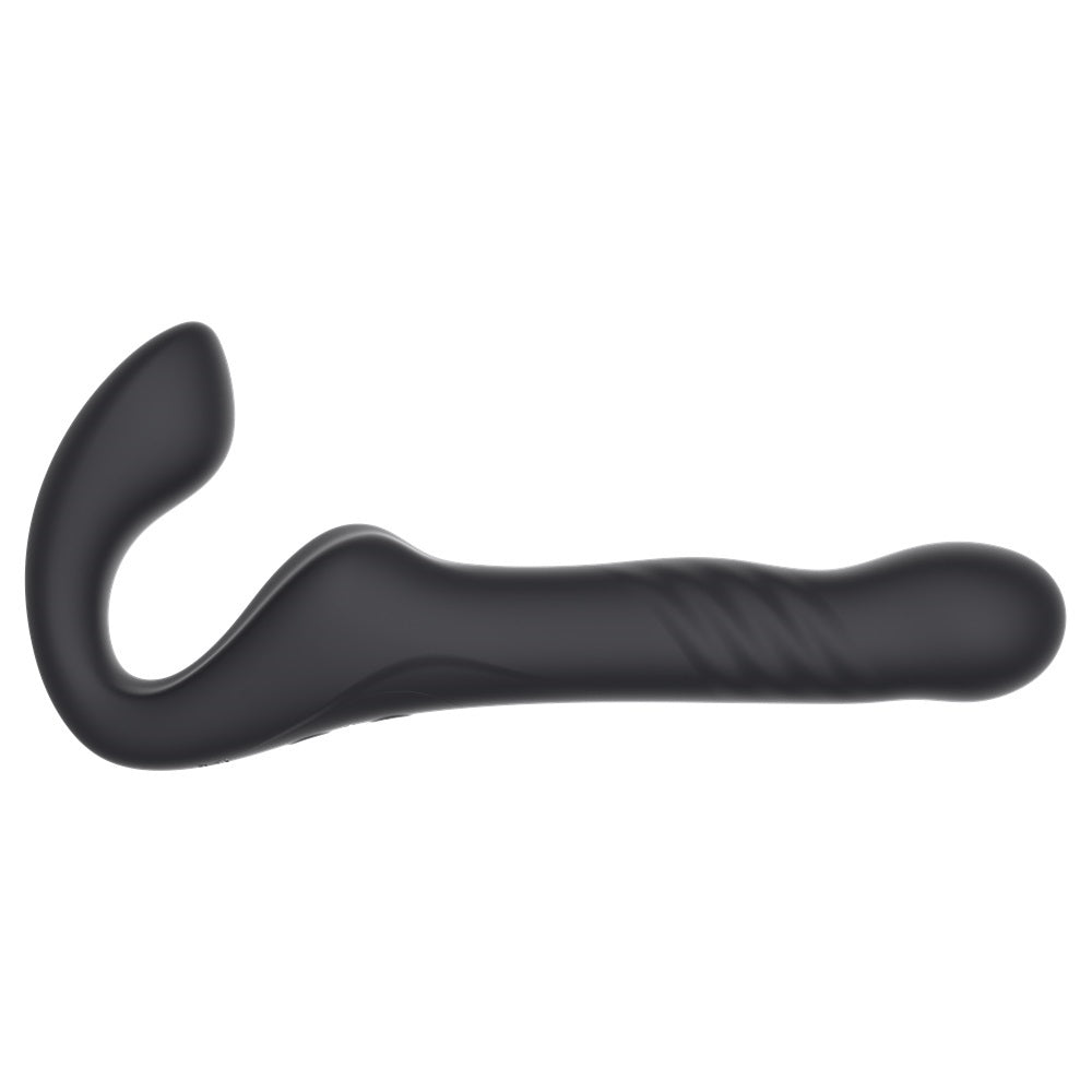 Mina Surge (Waterproof) Remote-Controlled Thrusting and Vibrating Strapless Strap-On - Silicone - 9.37 Inches > Dildos > Strapless Strap Ons