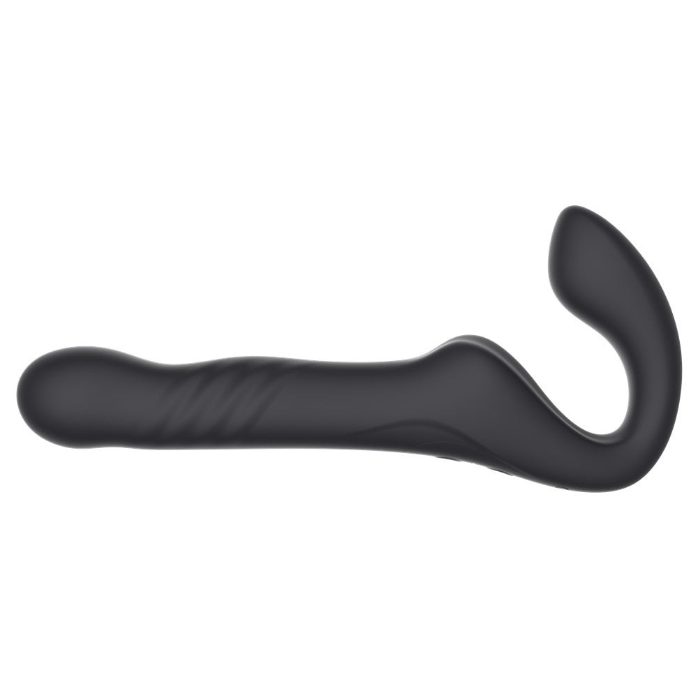 Mina Surge (Waterproof) Remote-Controlled Thrusting and Vibrating Strapless Strap-On - Silicone - 9.37 Inches > Dildos > Strapless Strap Ons