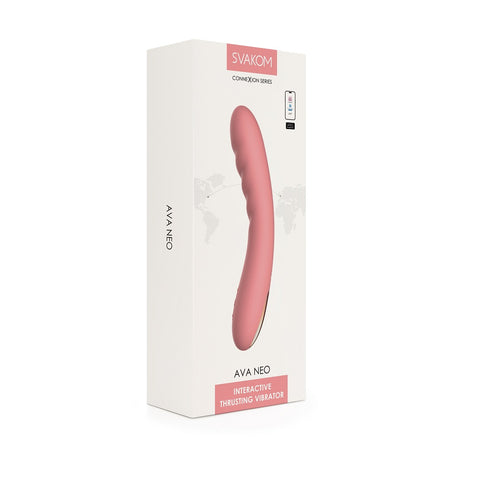 Svakom Ava Neo (Pink) – Interactive Thrusting Vibrator with App Control and Multiple Modes > Realistic Dildos and Vibes > Thrusting Dildos