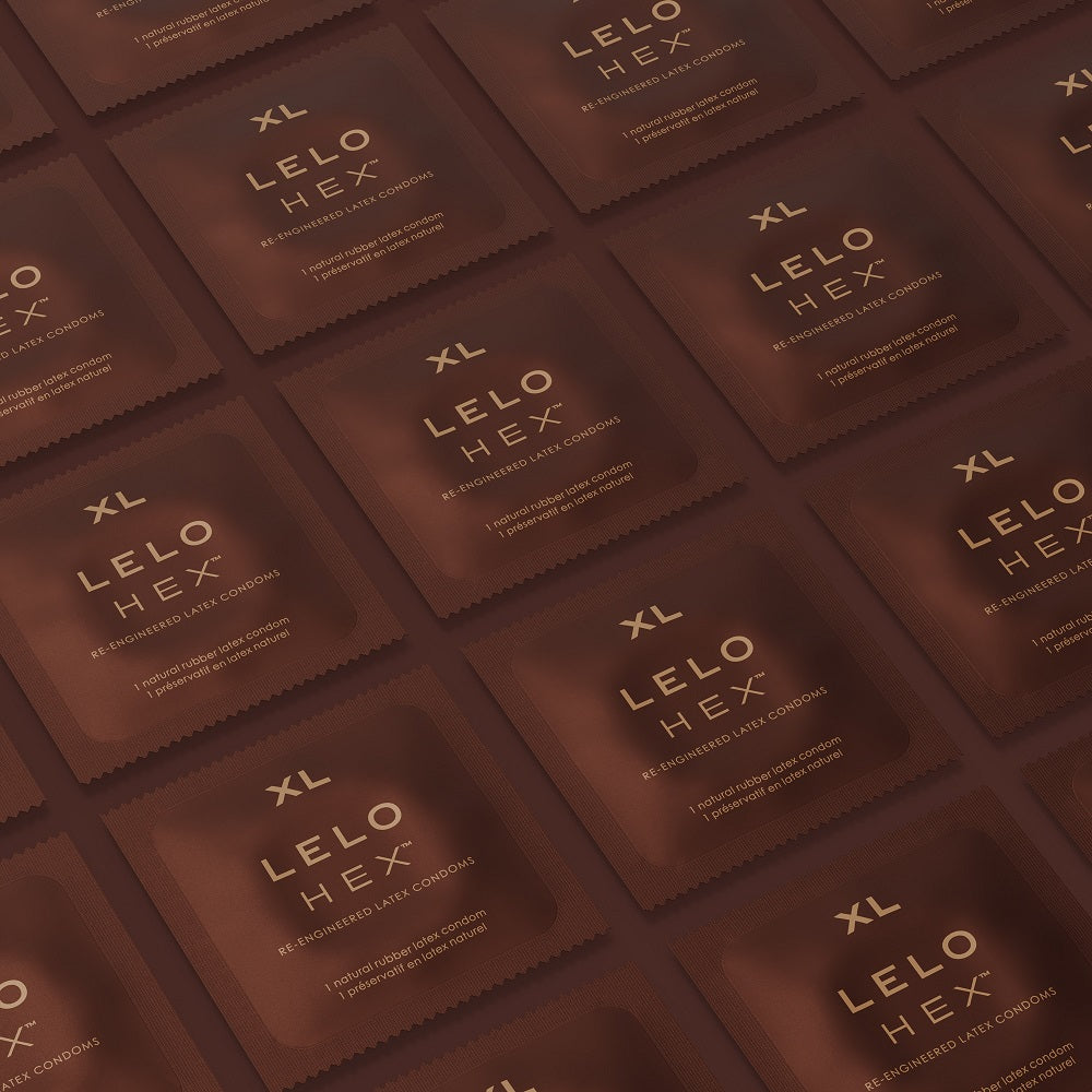 Lelo Hex Respect XL Condoms 36 Pack – Extra Thin Extra Strong Condoms > Essentials > Condoms