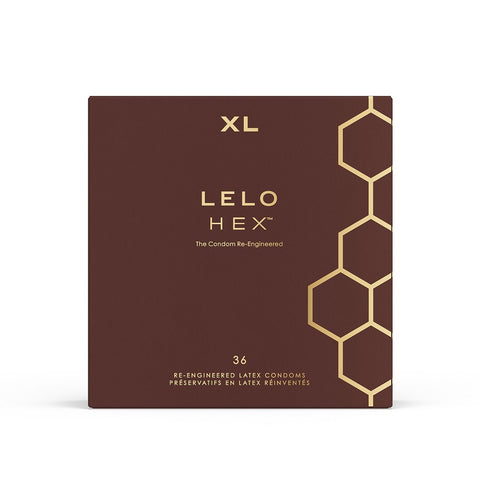 Lelo Hex Respect XL Condoms 36 Pack – Extra Thin Extra Strong Condoms Default Title Condoms