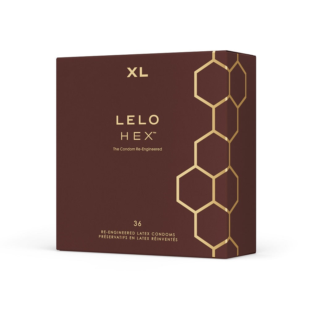 Lelo Hex Respect XL Condoms 36 Pack – Extra Thin Extra Strong Condoms Condoms