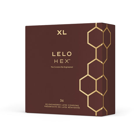 Lelo Hex Respect XL Condoms 36 Pack – Extra Thin Extra Strong Condoms Condoms